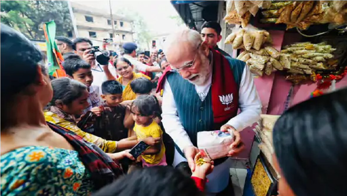 PM Modi Jhalmuri Video