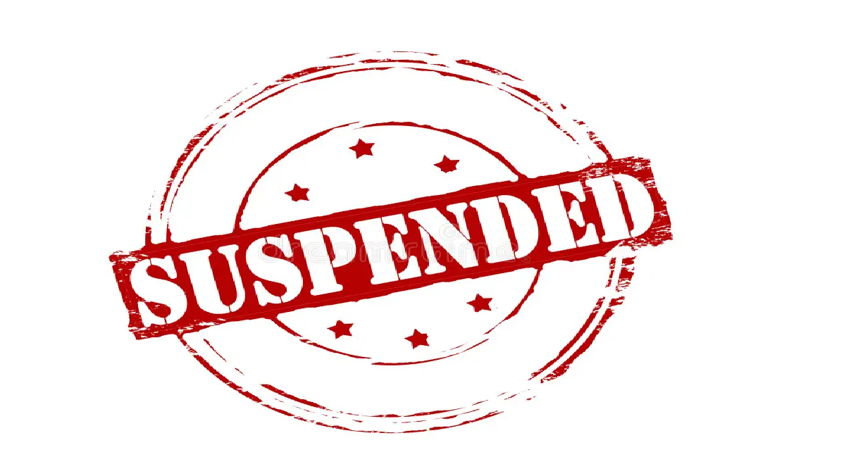 Shashank Singh Suspended